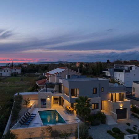 Villa Roca With Heated Pool And Sauna Privlaka  Exterior foto